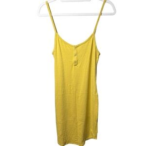 Aritzia Golden by TNA Slip Dress - Yellow, Size M